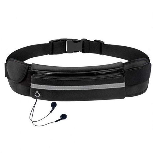 Сумка для бігу Спортивна сумка на пояс RunningBag Вологостійка Black (36156211) (2072761)