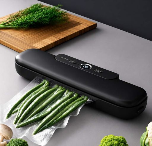 Вакуумний пакувальник для продуктів Vacuum Sealer ZKFK-001 90Вт вакуумний побутовий чорний (2072829)