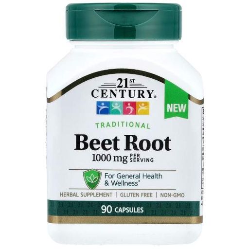 Смесь экстрактов 21st Century Beet Root (500 mg per Capsule) 90 Caps (2072833)