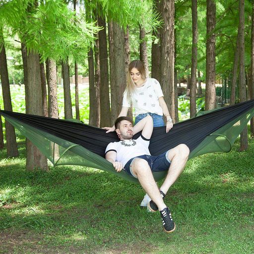 Гамак туристичний з москітною сіткою iCamp підвісний 250x120 см (R051057) (2073114)