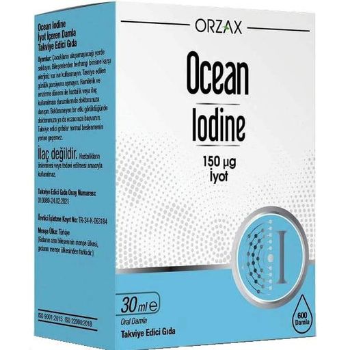 Мікроелемент Йод Orzax Ocean Iodine 30 ml /600 servings/ (2073340)