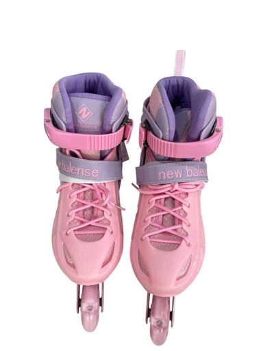 Ролики детские раздвижные LBX301 Pink Violet светящиеся колеса ABEC-7 регулировка 38-42с тормозом (2073532)