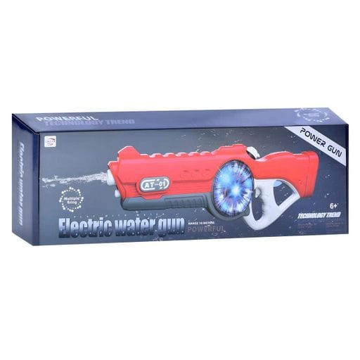Водяний бластер Electric Watergun на акумуляторі з підсвіткою блакитний (11128) (2073568)