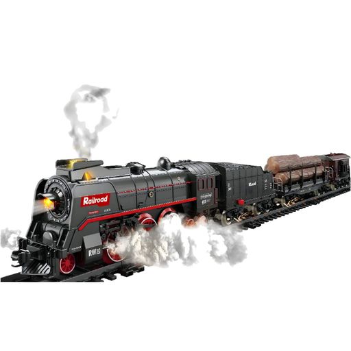 Дитяча залізниця Steam Train зі звуком, світлом та паром (601 A) (2073695)