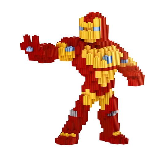Детский конструктор Magic Blocks Железный человек на 1031 деталь (7250) (2073748)