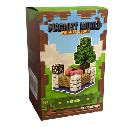 Магнітний конструктор Minecraft "Загін для свиней" на 37 деталей (Т9904) (2073749)