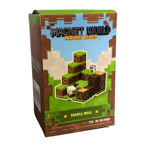 Магнитный конструктор Minecraft "Маленький холм" на 28 деталей (Т9901) (2073752)