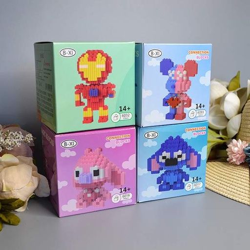 Детский конструктор Magic Blocks "Железный человек" на 578 деталей. Конструктор Супергерой 12 cм (2073953)