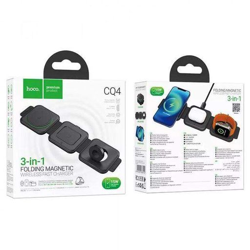 Зарядна станція Hoco CQ4 Unique 3-in-1 Qi (2073986)