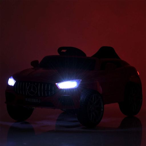 Детский электромобиль Bambi Racer с кожаным сиденьем, пультом 2.4G и амортизаторами, красного цвета (2074034)