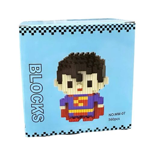 Детский конструктор Magic Blocks Супермен на 560 деталей (MW-07) (2074326)