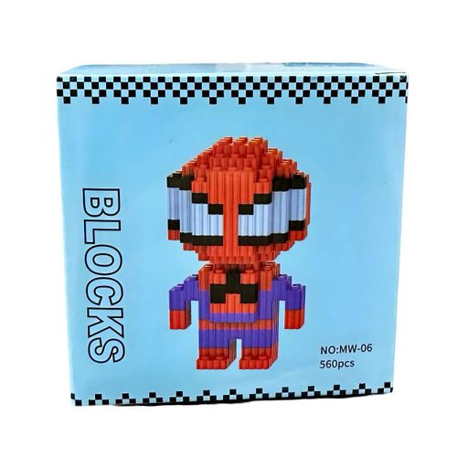 Детский конструктор Magic Blocks Человек-паук на 560 деталей (MW-06) (2074327)