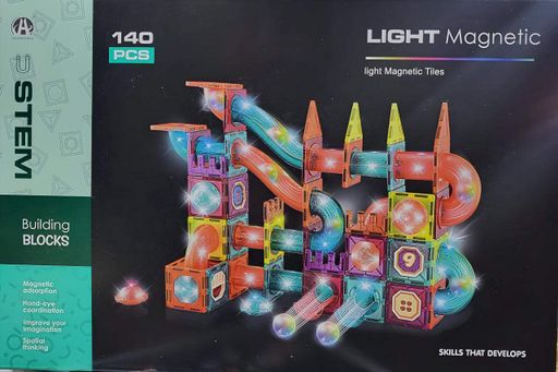 Конструктор магнітний DIY Magnetic Building Blocks на 140 деталей (СН1174) (2074367)