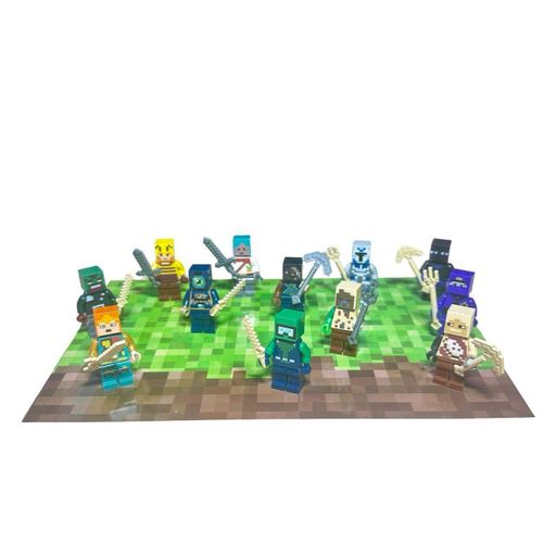 Набор игровых фигурок Minecraft 12 шт. с оружием (2614) (2074503)