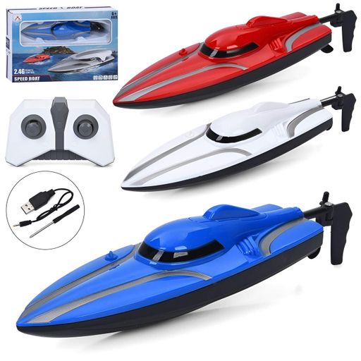 Детский катер Speed Boat 19.5 см с пультом управления красный (JH-K15) (2074655)