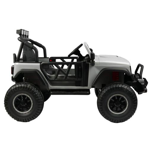 Детский электромобиль RC-3379/80 в стиле Jeep Wrangler Rubicon, белый, 24V, полный привод 4WD, двухместный (2074745)