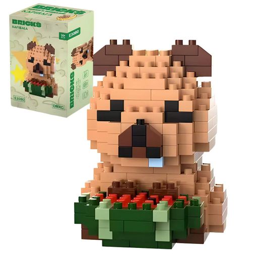 Детский конструктор Bricks Капибара с арбузом на 203 детали (E3080) (2074891)