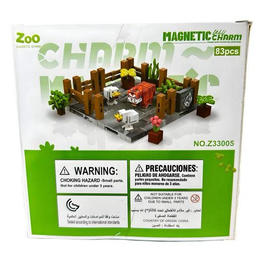 Магнитный конструктор Magnetic World Пещера тигра на 83 детали (Z33005) (2074955)