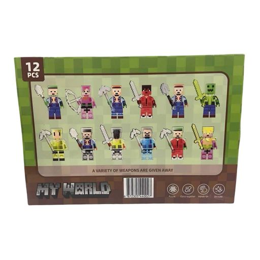 Набор игровых фигурок персонажи My World 12 шт. с оружием (44002) (2075016)