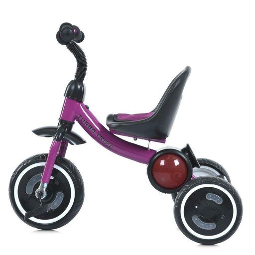 Велосипед триколісний TURBO TRIKE MT 3650-2-01, світло, музика, задня підніжка, накладка на сидіння, фіолетовий (2075271)