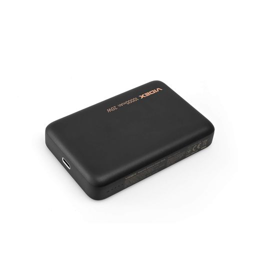 Повербанк VIDEX 10000mAh з бездротовою зарядкою 15W чорний для смартфонів та планшетів (2075330)