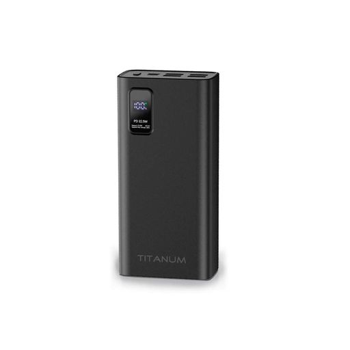 Повербанк TITANUM 728S 30000mAh 22.5W чорний для зарядки смартфонів та планшетів (2075351)