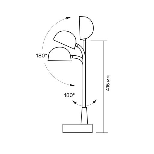 Настільна LED лампа TITANUM TLTF-012W з акумулятором 7W 3000-6000K для роботи та навчання (2075356)