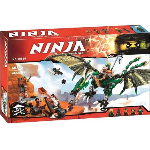 Конструктор Ninjago Зелёный энерджи дракон Ллойда на 603 детали (10526) (2075554)