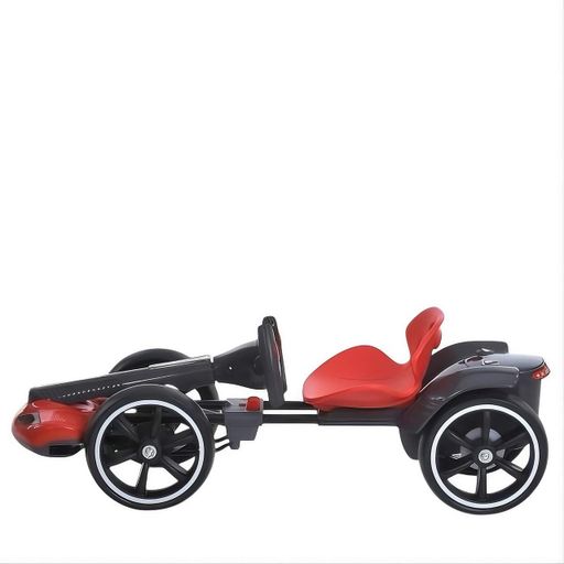 Дитячий електрокарт Bambi Kart M 6072EBR-3 червоний — з пультом керування, Bluetooth, музикою та світлом, EVA колеса, 35W (2075582)