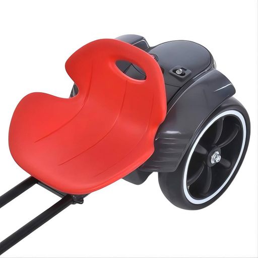 Дитячий електрокарт Bambi Kart M 6072EBR-3 червоний — з пультом керування, Bluetooth, музикою та світлом, EVA колеса, 35W (2075582)