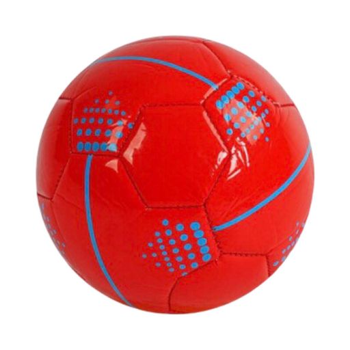 Футбольный мяч PVC №5 — мягкий, лёгкий, 300–330 г, С 64683-7, красный (2075673)