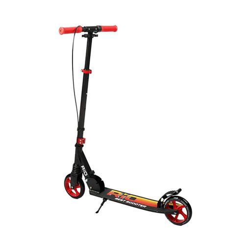 Двухколесный самокат Best Scooter Rio R-80960, красный, колеса PU 145мм, передний амортизатор, ручной тормоз (2075716)
