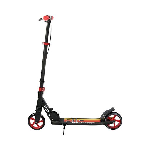 Двухколесный самокат Best Scooter Rio R-80960, красный, колеса PU 145мм, передний амортизатор, ручной тормоз (2075716)