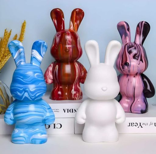 Набор для творчества Флюидный кролик Fluid Bunny с красками 33 см (24-603) (2075848)