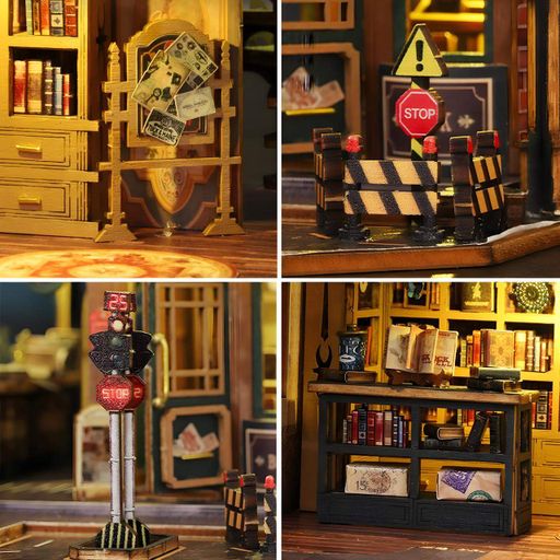 3D конструктор Румбокс Книгарня "Сутінки" своїми руками, світлові ефекти (2075907)