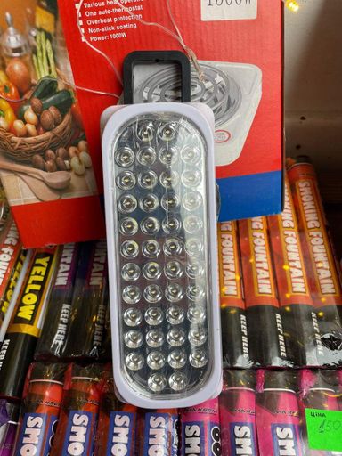 Светодиодный фонарь на аккумуляторе. LED фонарь на аккумуляторе SY-6804 Белый (2075916)