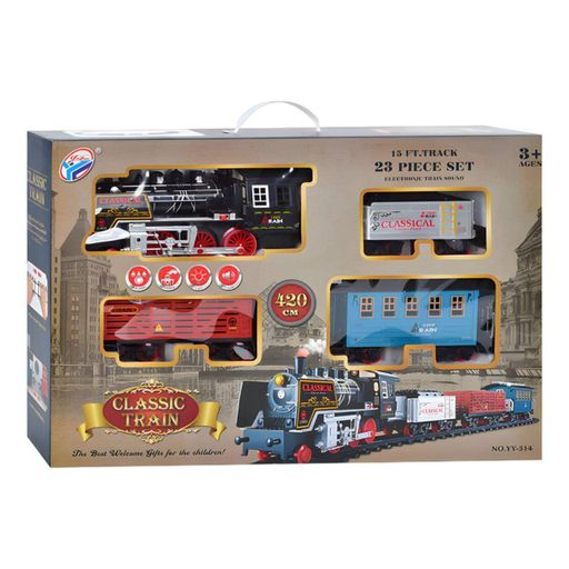 Дитяча залізниця Classic Train зі звуком і світлом (YY-514) (2076058)