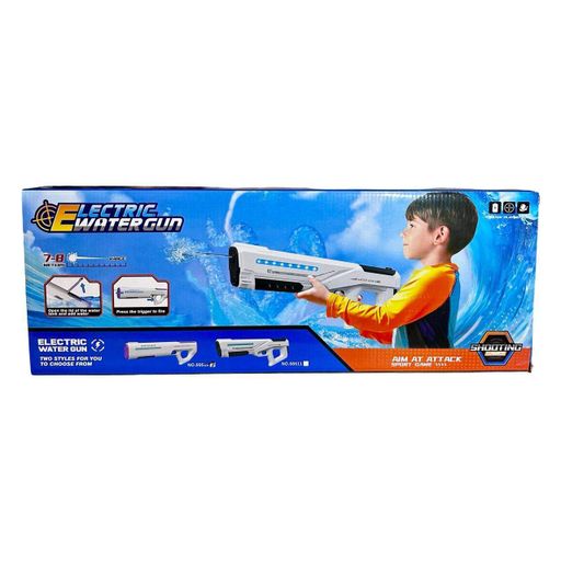 Водяной пистолет Electric Watergun на батарейках фиолетовый (66610) (2076128)