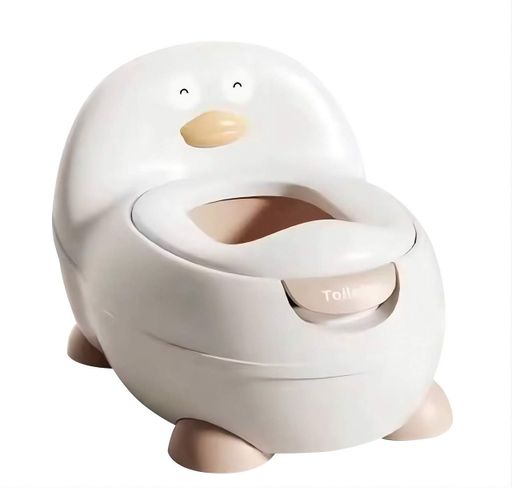 Детский горшок Bimbo 1289-70 — анатомическая форма, удобная спинка, бежевый, 39,5×31×28,5 см (2076154)