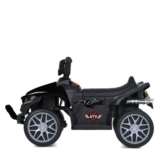 Детский квадроцикл Bambi Racer с двумя моторами, MP3, USB, музыкальный, черного цвета (2076206)
