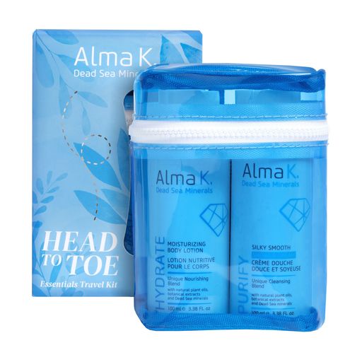 Набір для тіла та волосся Alma K. Head to Toe Essentials Travel Kit, 4 продукти
