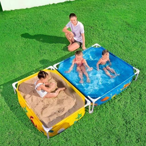 Каркасный детский бассейн Bestway 561CF с песочницей, 213 × 122 × 30,5 см до 200 кг песка (2076314)