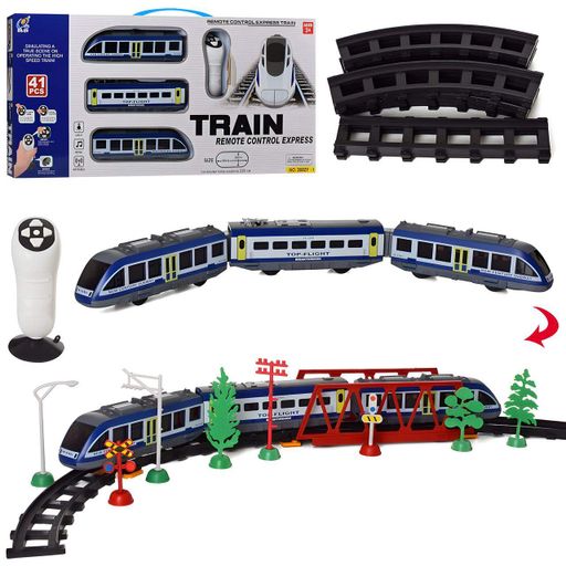Детская железная дорога Remote Control Express со светом и ручкой управления на 41 деталь (2802Y-1) (2076374)
