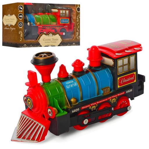 Детский паровоз Classic Train со звуком и светом (829-8) (2076375)