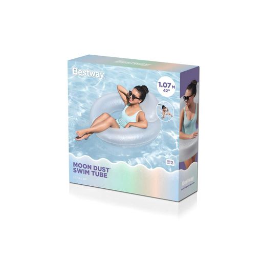 Надувний круг-крісло Bestway Місячне мерехтіння ПВХ 107 см (43923) (2076564)