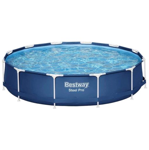 Каркасний басейн Bestway 56681 круглий 366×76 см, 6503 л з фільтр-насосом (2076613)