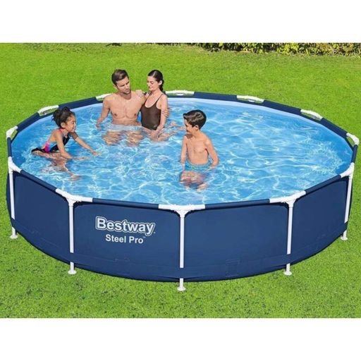 Каркасний басейн Bestway 56681 круглий 366×76 см, 6503 л з фільтр-насосом (2076613)
