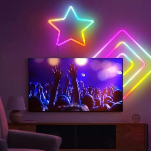 Світлодіодна неонова стрічка 1240/МК RGB 2 м з пультом та керуванням через додаток (2076636)