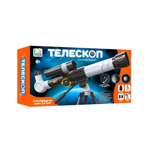 Дитячий телескоп Limo Toy 39 х 47 х 34 см, штатив-тринога, білий (SK 0031 AB) (2076811)