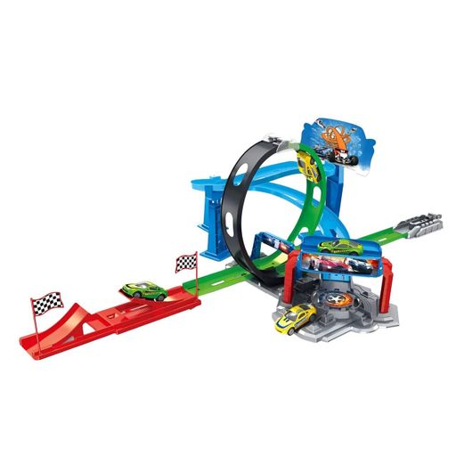 Детский трек с машинками Track Racing, колесо 360°, запуск (8082) (2076813)